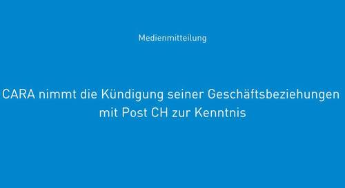 CARAs technischer Anbieter hat den Vertrag gekündigt